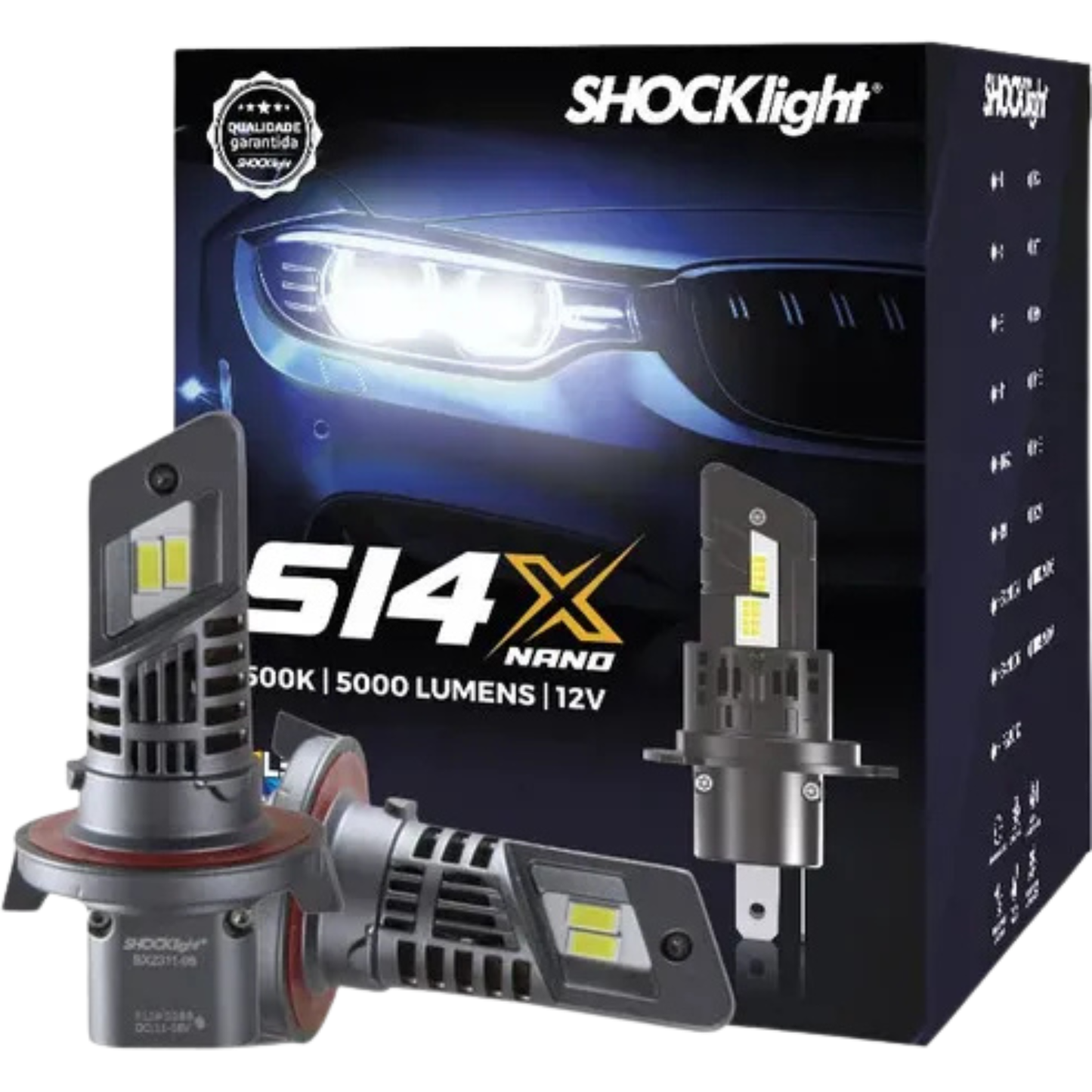 KIT LED NANO S14X 6500K 5000 LUMENS 12V