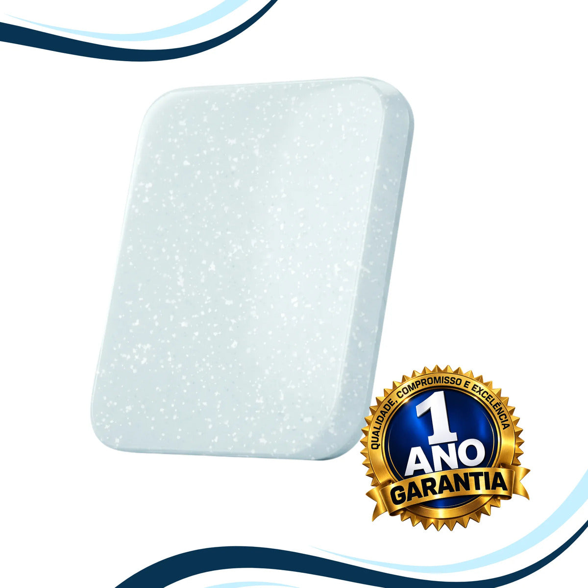 Plafon Led 30w-60w Sobrepor Multicor Quadrado 3 Cores 43x43 Bivolt