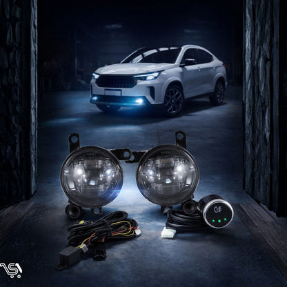 Kit Farol Auxiliar LED Fiat Fastback 2026 + Botão Touch
